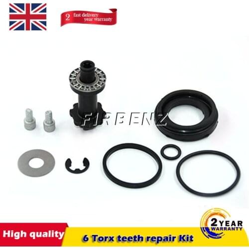 1 Set 6 Torx teeth Rear Hand Brake Motor Caliper Repair Kit For VW Passat B6 B7 CC Tiguan Q3 A4 S4 A5 S5 A6 3c0998281 32332267