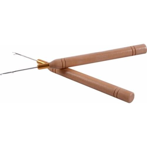 2 Pieces/Lot ) Plastic Handle Hook Needle / Micro Rings Needle /Hair Tools for Micro Rings Hair Extensions