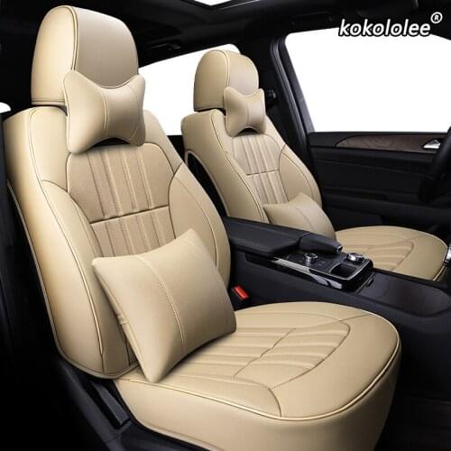 Kokololee Custom Leather car seat cover For CHANGAN CS35 CS75 CS15 CS95 CS55 Benben EV MINI LOVE Yuexiang V3 V5 V7 CX20 covers