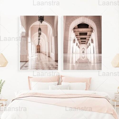 Building Photography Pictures Home Decoration Paintings Depth Visual Sense Living Room Wall Canvas Art Poster Corridor Prints