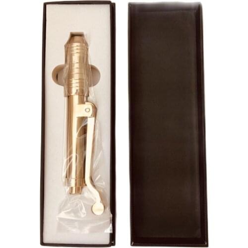 2019 HOT GOLD Customizable LOGO Hyaluron Gun Adjustable no needle injection hyaluronic serum pen mesotherapy pen atomizing acid