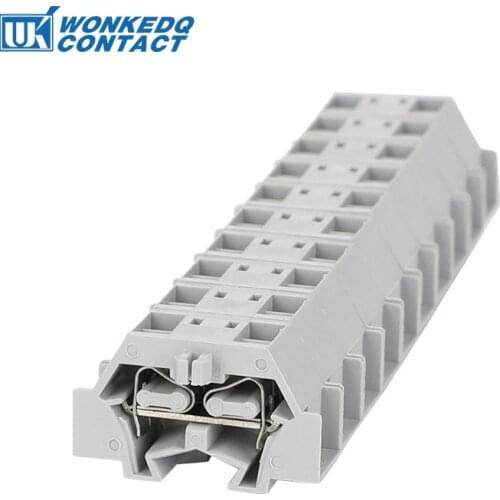 261-331 Mini Din Rail Terminal Block Connector Four conductor DIN Mount Spring Cage Connection 10Pcs