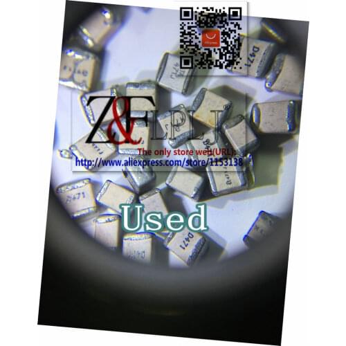 ATC100B471JT200XT ATC100B Series High-Q Multilayer Porcelain Capacitor 470pF 200V / TA 471J 471G a471K D471 USED 20pcs/Lot