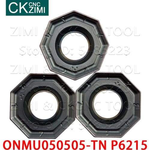 ONMU ONMU050505-TN P6215 Octagonal milling inserts Knife Carbide Insert Turning Tool high quality Lathe Cutter Tool Boring Heads