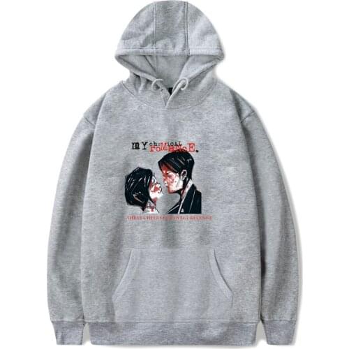 Personalized Hoodie Rock My Chemical Romance Hoodies Students Sweatshirt Anime Print Spring Autumn Cotton Funny Hoodie Plus size
