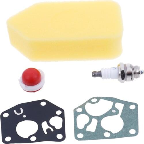 Carburetor Diaphragm Gasket Air Filter Spark Plug Kit For Briggs Stratton 495770 795083 698369 Tool Parts