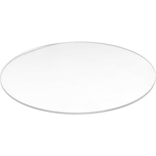 Transparent 3mm thick Mirror Acrylic round Disc Diámetro:50mm
