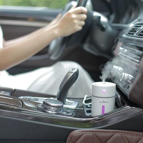 250ml Ultrasonic Air Humidifier usb Essential Oil Aroma Diffuser Car humidifier Multi-function Air Purifier LED Night Light