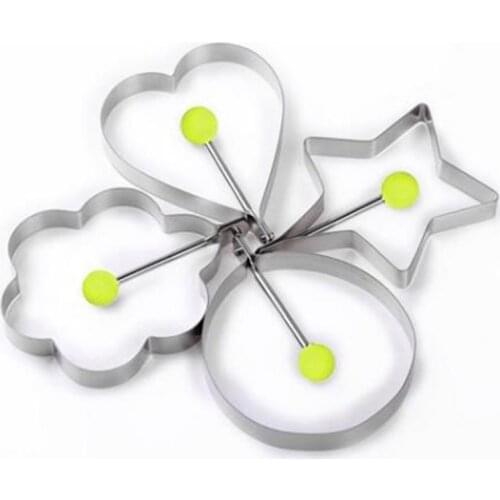 1Pcs Stainless Steel Fried Egg Mold Pancake Bread Fruit and Vegetable Shape Decoration Kitchen Accessories Kitchen Gadgets