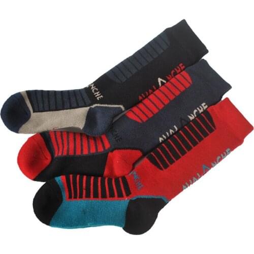 1 Pair Nordic Winter The Whole Terry Thick Merino Wool Outdoor Sports Ski Socks Kids Socks