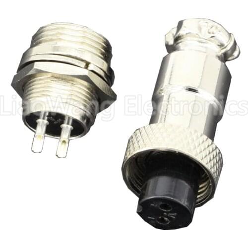 2-3-4-5-6-7-8P) 20mm GX20 Screw Aviation Connector Plug The aviation plug Cable connector Regular plug and socket