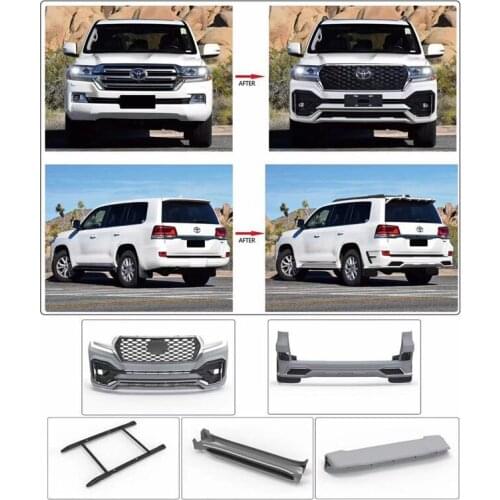 Crazy2021 Fit For the Modification of Toyota Landcooluze Lc200 Large Surrounding Luggage Rack Foot Pedal Bumper