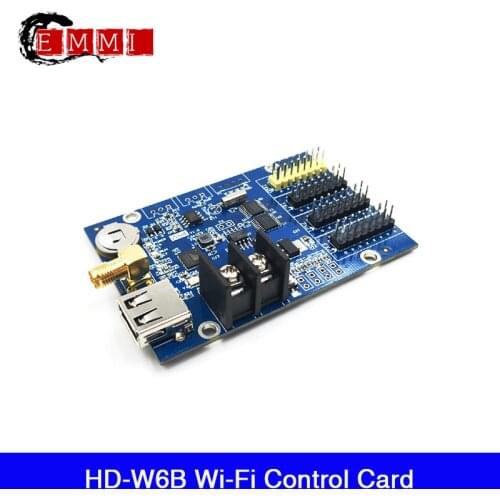 HD-W6BN WIFI USB Control Single-Dual Color Controller Huidu W6BN LED Display Controller Board