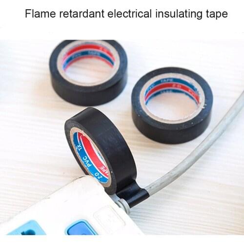 PVC Electrical Wire Insulating Tape Roll Black 6M Length 16mm Wide Waterproof In Stock