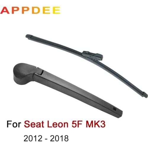 APPDEE Wiper Rear Wiper Blade & Arm Set Kit For Seat Leon 5F MK3 Hatchback 2012 - 2018 2017 Windshield Windscreen Rear Window
