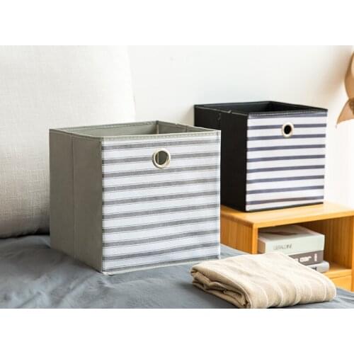New Non-woven Dust Clothing Storage Gift Box Folding Cube Container Children Toys Organizers Miscellaneous Book Storage Boxes