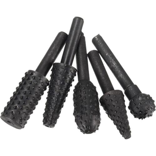 PINTUDY 6mm Woodworking MaceRotation Grinding Tool Electric Grinding Head For Plastic Wood Metal Power Tool Accessories 5Pcs