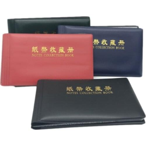 Useful 20 Pages Money Albums For World Paper Money Album Holder Money Banknote Storage Case Paper Money Collector