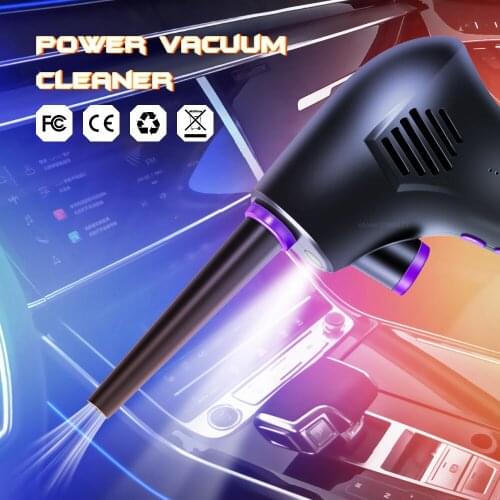 New Portable Handheld Vacuum Cleaner Dry Mini Rechargeable Suction Portable For Car Vacuum Cleaner Strong Suction Home Aspirator