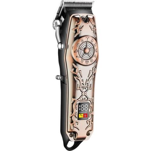 Professional corded cordless adjusted hair clipper home hair trimmer electric powerful barber shop beard hair cutting tool