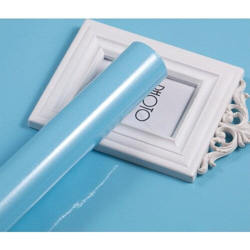 Pearlescent surface DIY PVC Self adhesive Wall paper Furniture Renovation Stickers Kitchen Cabinet Waterproof Wallpaper