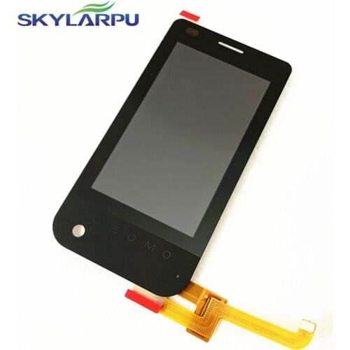 Skylarpu LCD Screen For LEOMO Type-s Bicycle Stopwatch GPS LCD Display Screen With Touch Screen Digitizer Repair Replacement