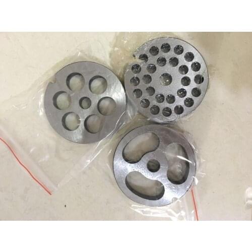 #12 Type Replaceable Meat Grinder Plate 8MM 16MM 3 HOLES EACH 1 PC Manganese Steel Chopper Disc For Mixer Food Chopper