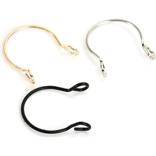 Punk Style U Shaped Fake Nose Ring Hoop Stainless Steel Piercing Nose Lip Jewelry Body Jewelry Gift Rings for Man Women