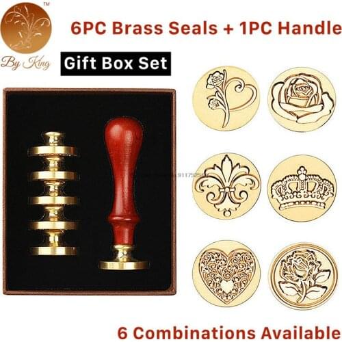 Wax Stamp Retro Wax Seal Set Stamp Wedding Packaging Gifts 2021 DIY Sealing Wax Decoration Craft Kits Wax Stamp Set Craft Kits