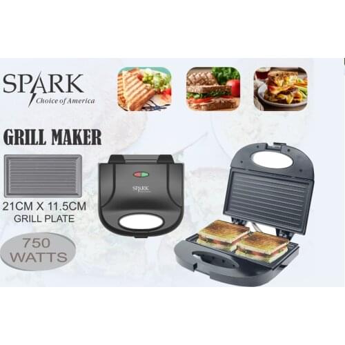 Sandwichera Grill 750W Spark
