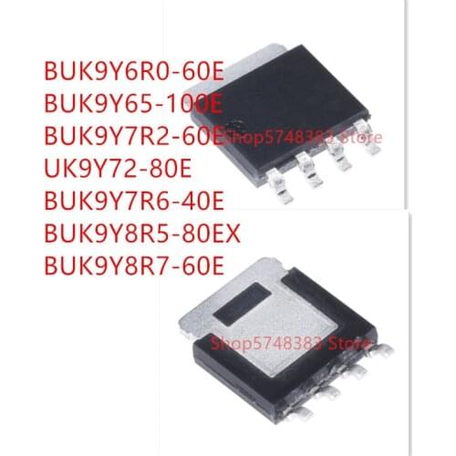 10PCS/LOT BUK9Y6R0-60E BUK9Y65-100E BUK9Y7R2-60E BUK9Y72-80E BUK9Y7R6-40E BUK9Y8R5-80EX BUK9Y8R7-60E SOT-669