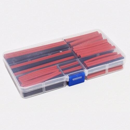 150PCS Assorted Heat Shrink Tubing 2:1 Polyolefin Tube Sleeving Shrinkable Wrap Electrical Polyolefin Wire Cable Sleeve