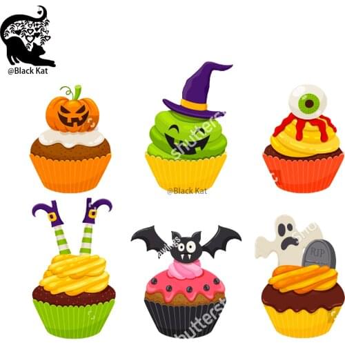 3Pcs Pumpkin Eyeball Magic Hat Sorceress Bat Ghost Cream Cake Cutting Dies Halloween Metal Stencil For DIY Scrapbooking Craft