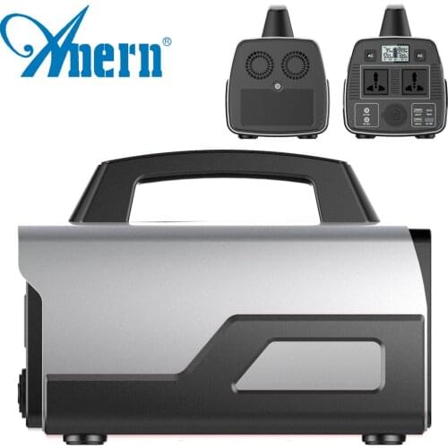 ANERN 220V 500W Solar Generator Battery Charger 140000mAh Portable Solar Power Station Outdoor Energy Power Supply All Powers
