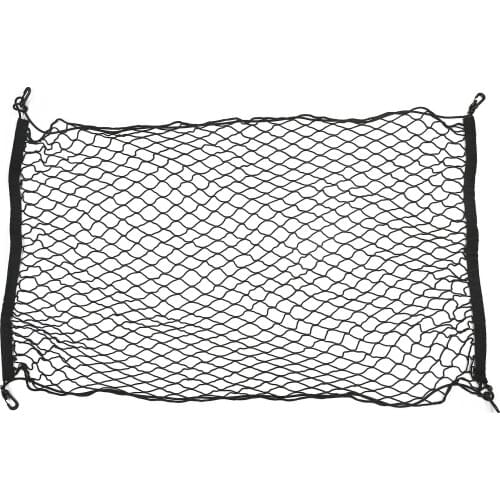Car SUV Rear Trunk Nylon Net Luggage Cargo Storage Bag Automobiles Elastic Mesh Net Holder Pocket With 4 Hooks