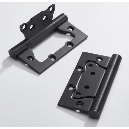 Stainless Steel Silent Son-Mother Hinges Window Cabinet Door Connector Bookcase Drawer Thicken Hinge Furniture Hardware