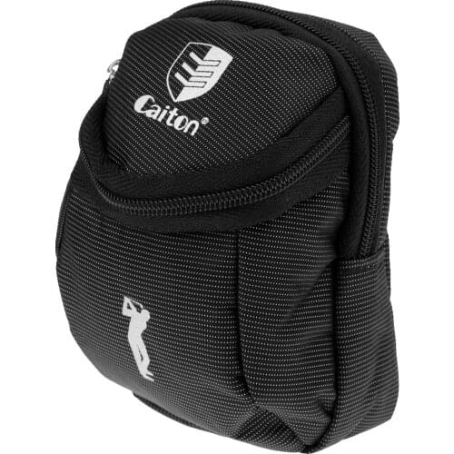 Golf Ball Holder For Storing Golf Balls Tees Divot Tool Hat Clips Black