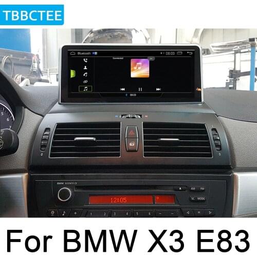 For BMW X3 E83 2004 2005 2006 2007 2008 2009 2010 Idrive Android Car Radio GPS Navigation AUX Stereo multimedia touch screen