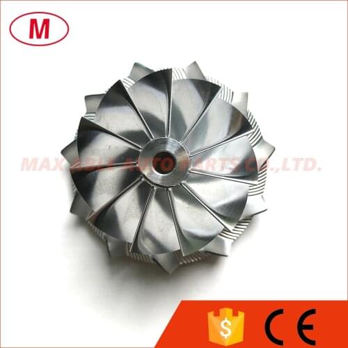 GT15-25 737689-0001 43.40/56.03mm 11+0 blades High Performance Turbo Milling/Billet compressor wheel for 757608-0001/761399-0001