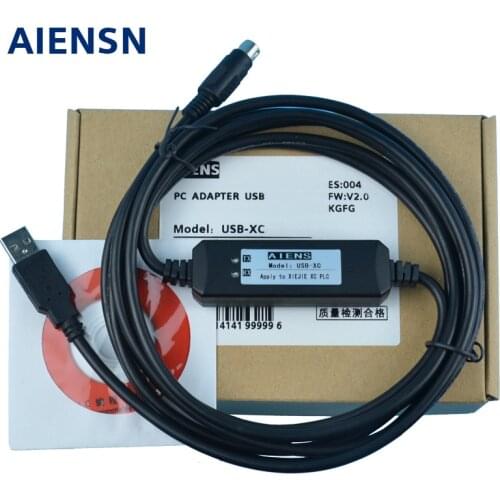 Suitable for Xinje XC1/XC2/XC3/XC5 XD XE PLC programming cable USB-XC data communication download line