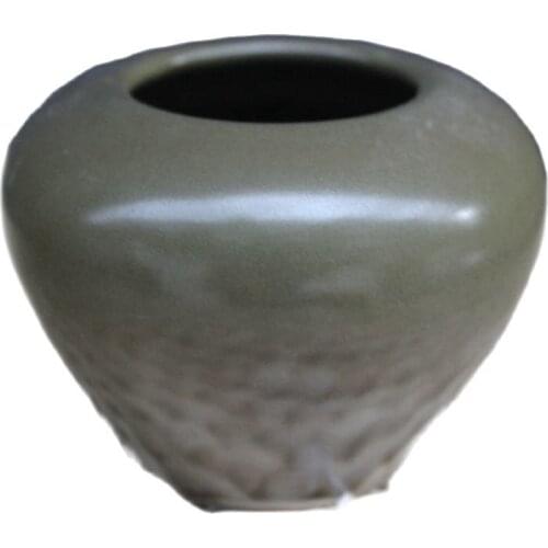 Chinese Old Porcelain Bowl Monochrome Glaze Porcelain Brush Washing