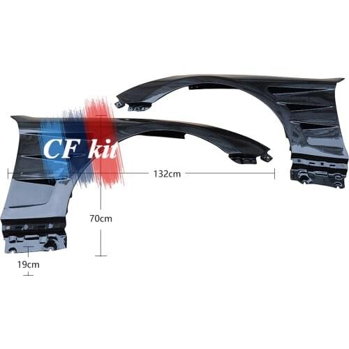 CF Kit Real Carbon Fiber Fender Body Kit For Hyundai Genesis Coupe 2009-2011 Car Styling
