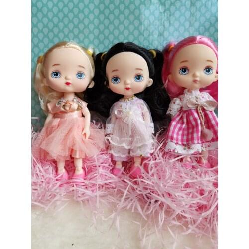 15cm Girls Bjd Doll 13 Joint Baby Doll Toy Lovely Princess Doll Dress Up Baby Toys for Girls Gift Kids Toy FIGMA