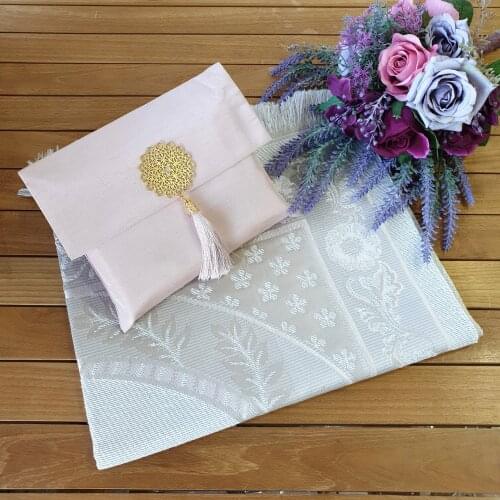 Pouch Taffeta Prayer Rug Muslim Prayer Rug Portable Braided Mats New Style Mat Blanket Islam Turkish Fabric Ramadan 2021 Gift