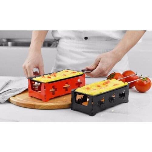 Mini cheese barbecue grill cheese bread heater single baking pan butter tofu barbecue frying pan 217-1