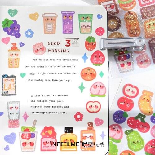 Sticker Set Diy Cute Stickers Ins Style Scrapbooking School Suppliers Stationery Presented