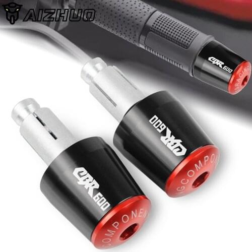 Motorcycle Handlebar End Grips Hand Cap Hand Bar End 7/8"22mm For HONDA CBR600 F2,F3,F4,F4i CBR 600 CBR600F CBR600RR 1991-2016