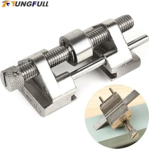 Stainless Steel Side Clamping Fixed Angle Honing Guide for Wood Chisel Planer Blade Flat Chisel Edge Sharpening household Tools