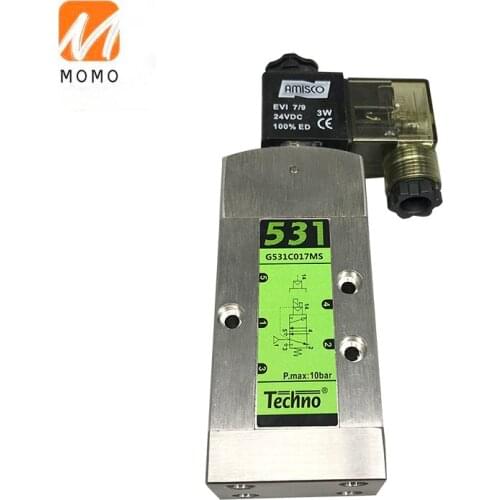 Stainless Steel Double Coil 1/4 Inch Spool Type Namur Threaded G531C017MS G531C018MS Single Coil Solenoid Valve