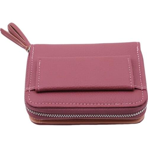 New Short Womens Wallets Multifunction Lady Mini Purse Card Holder Coin Purse Brand Hasp & Zipper 3 Fold Wallet With Tassel